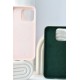 Чохол Silicone Case with MagSafe for iPhone 15 Plus Light Pink