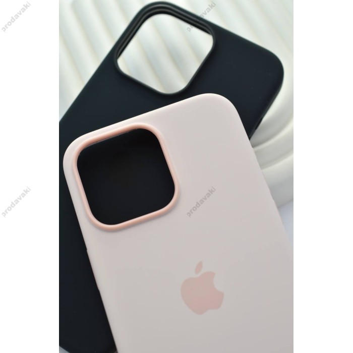 Чохол Silicone Case with MagSafe for iPhone 15 Plus Light Pink