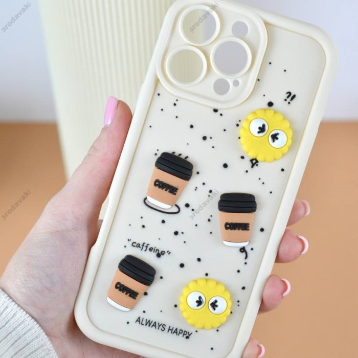 Чохол HAPPY Donut Case для iPhone 14 Pro White