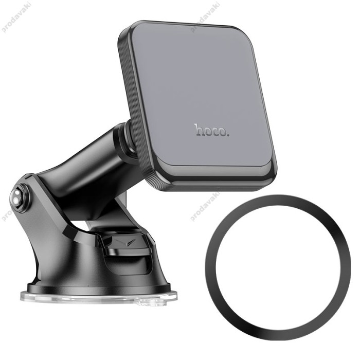 Автомобільний тримач Hoco H41 Climber magnetic car holder (center console) Black