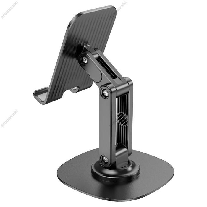 Настільна підставка Hoco HD6 Winner dual-axis rotating desktop stand black