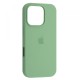 Чохол Silicone Case Full for iPhone 16 Pro fresh green
