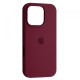Чохол Silicone Case Full for iPhone 16 Pro marsala