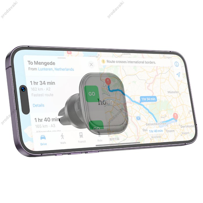 Автомобільний тримач Hoco H29 Brilliant magnetic car holder (air outlet) Black