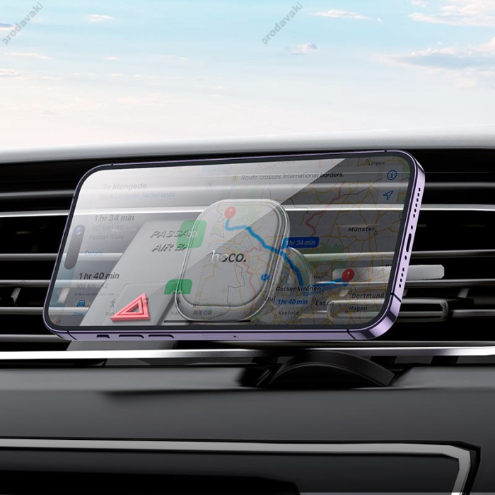 Автомобільний тримач Hoco H29 Brilliant magnetic car holder (air outlet) Black
