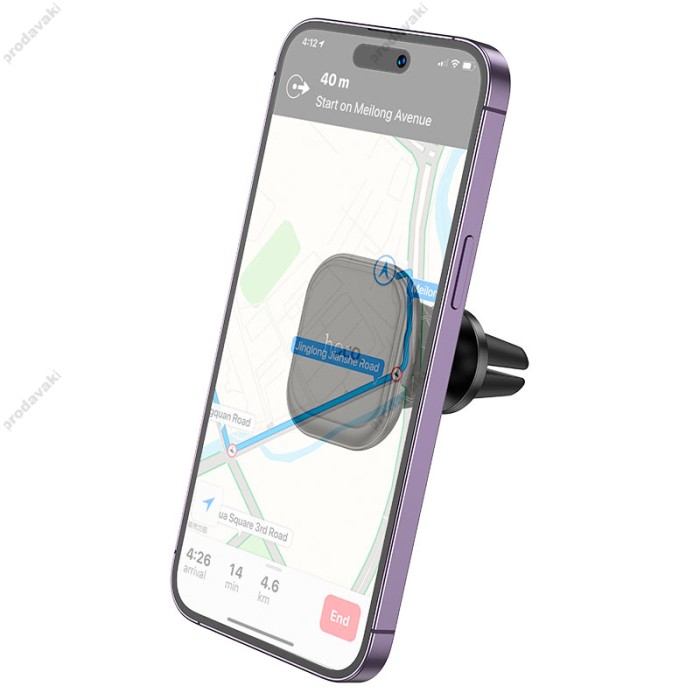 Автомобільний тримач Hoco H29 Brilliant magnetic car holder (air outlet) Black