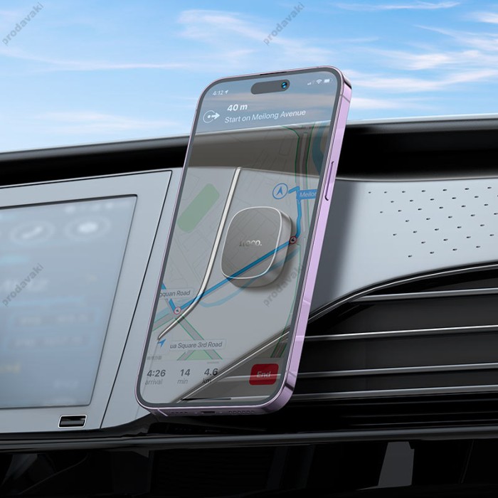 Автомобільний тримач Hoco H52 Ultimate magnetic car holder Black