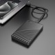 Корпус для зовнішного SSD диску HOCO HB46 USB3.0 2.5-inch SATA hard drive enclosure 6TB Black
