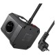 Подовжувач мережевий фільтр HOCO NS8 Sharp 5 position (PD20W/1C3A) desktop socket EU/GER Black