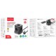 Подовжувач мережевий фільтр HOCO NS8 Sharp 5 position (PD20W/1C3A) desktop socket EU/GER Black