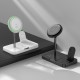 Бездротовий зарядний пристрій HOCO CQ12 Joyfull 3-in-1 Wireless Fast Charger White