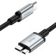 Кабель HOCO US10 excellent speed cable Type-C to Micro-B USB 3.0 0.5m Black