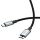Кабель HOCO US10 excellent speed cable Type-C to Micro-B USB 3.0 0.5m Black