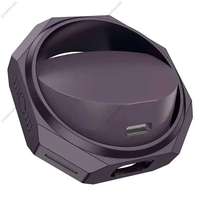 Бездротові Bluetooth навушники HOCO EW70 Glory true wireless BT 5.4 Black Purple