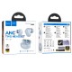Бездротові Bluetooth навушники HOCO EQ17 Praise true wireless ANC noise cancelling headset BT 5.4 Blue
