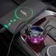 FM - трансмітер Hoco DFM01 Legend with Bluetooth transmitter 2USB Type-C PD QC 38W Black