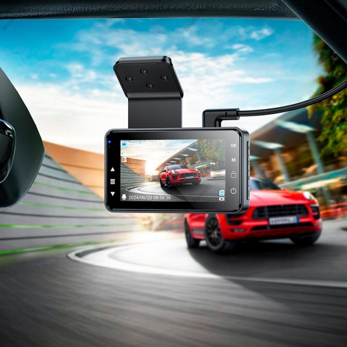 Відеореєстратор Hoco DV9 3-inch screen driving recorder 720p Black