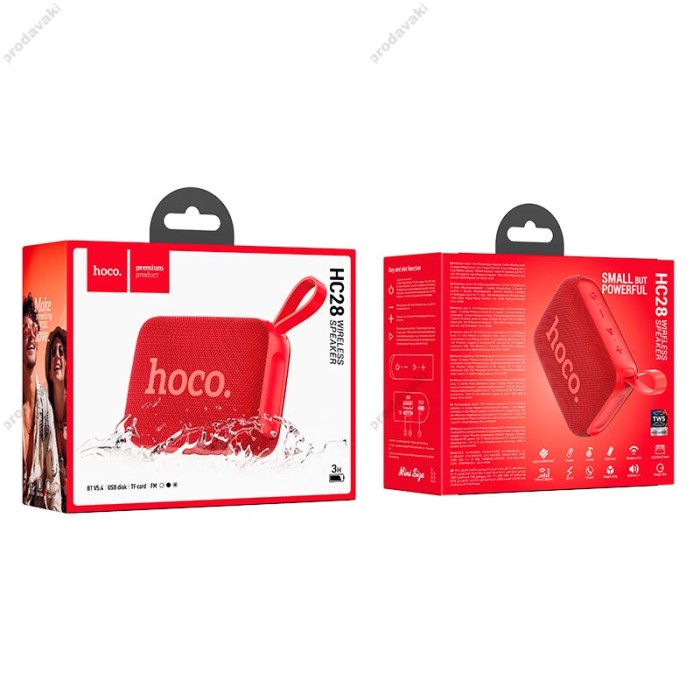 Портативна колонка Bluetooth HOCO HC28 Melody sports speaker 8W Red