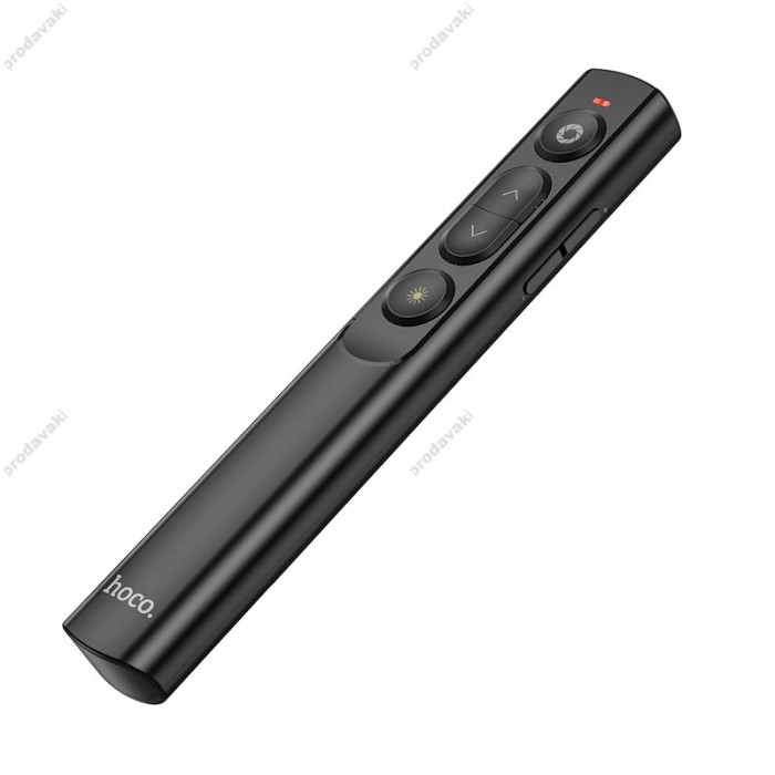 Лазерна указка HOCO GM201 Enjoy PPT page turning pen 2.4G 100m Type-C Black