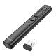 Лазерна указка HOCO GM201 Enjoy PPT page turning pen 2.4G 100m Type-C Black