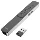 Лазерна указка HOCO GM202 Smart PPT page turning pen 2.4G 100m Type-C LCD 8H silver