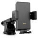 Автомобільний тримач Hoco H49 Precious push-type car holder (center console) Black
