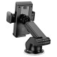 Автомобільний тримач Hoco H49 Precious push-type car holder (center console) Black