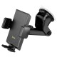 Автомобільний тримач Hoco H49 Precious push-type car holder (center console) Black