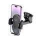 Автомобільний тримач Hoco H54 Brusco ultra-thin push-type car holder Black