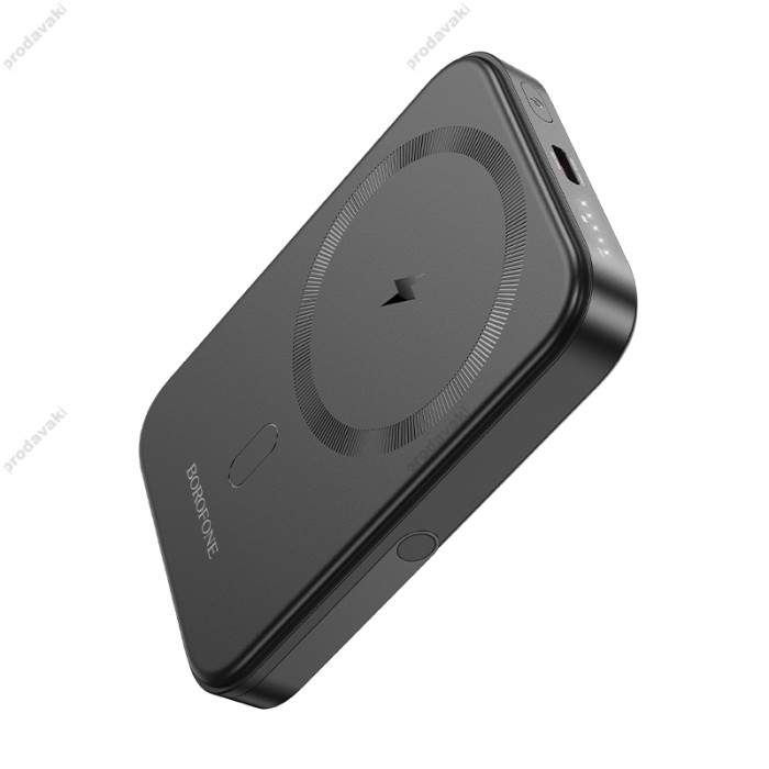 Зовнішній акумулятор Power Bank BOROFONE BJ51 Kody PD20W magnetic power bank 5000mAh Black