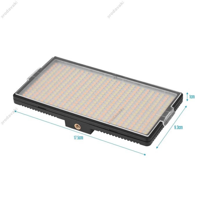 Накамерне відеосвітло LED CH D416 3200k-6500k 17.5x9.3x1cm + Battery 2200mAh