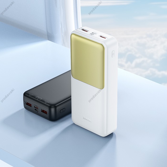 Повербанк портативний акумулятор Power Bank Hoco J136A Fast Charge 22.5W 20000 mAh White