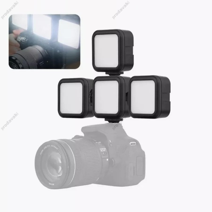 Накамерне відеосвітло CH M11 4,5W color 3000-9900K Battery 2000mAh