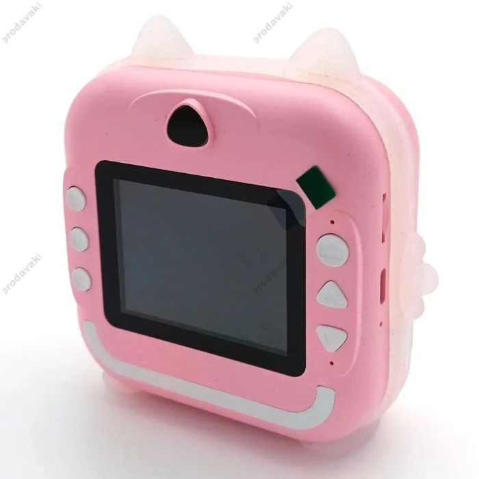 Дитячий фотоапарат моментального друку Children's Digital Print Camera Q5 Pink