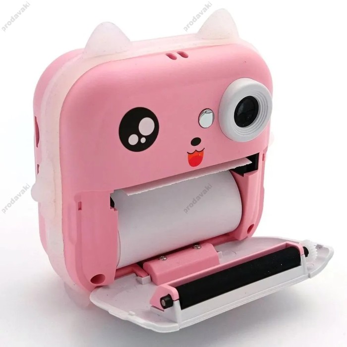 Дитячий фотоапарат моментального друку Children's Digital Print Camera Q5 Pink