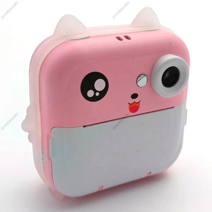 Дитячий фотоапарат моментального друку Children's Digital Print Camera Q5 Pink