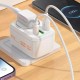 Мережевий фільтр Hoco AC26 2U / 1P / 1C розетка EU 4000W / PD20W / 2USB QC20W White