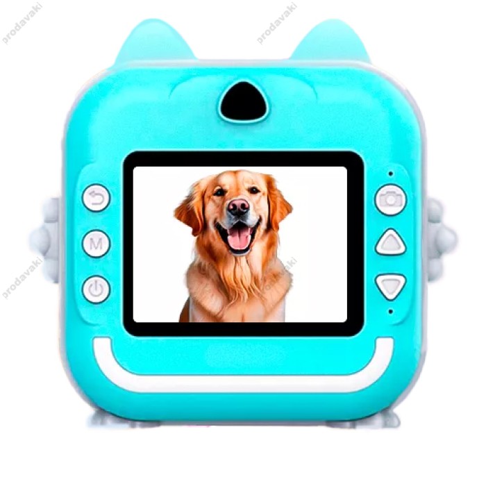 Дитячий фотоапарат моментального друку Children's Digital Print Camera Q5 Blue