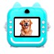 Дитячий фотоапарат моментального друку Children's Digital Print Camera Q5 Blue