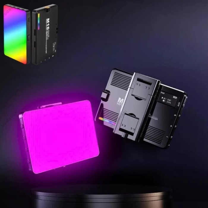 Накамерне відеосвітло LED CH M16 RGB 3000K-9000K