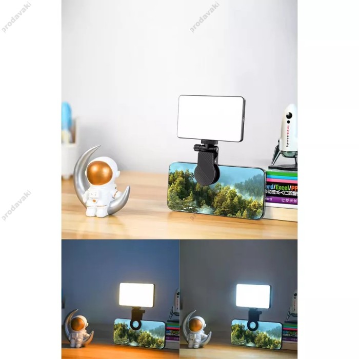 Накамерне відеосвітло LED CH M12 7,4W color 2500-9000K CRI95+ Battery 3000mAh