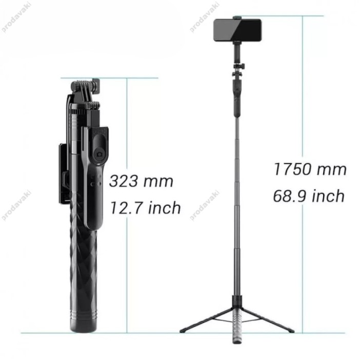Монопод-трипод CH K28-2 1.75m Black