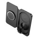 Бездротовий зарядний пристрій HOCO CQ13 Triumph 3 в 1 travel folding wireless швидка зарядка Black