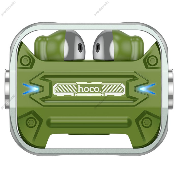 Бездротові Bluetooth навушники Hoco EW55 Trendy rue wireless stereo headset BT 5.3 Army-green