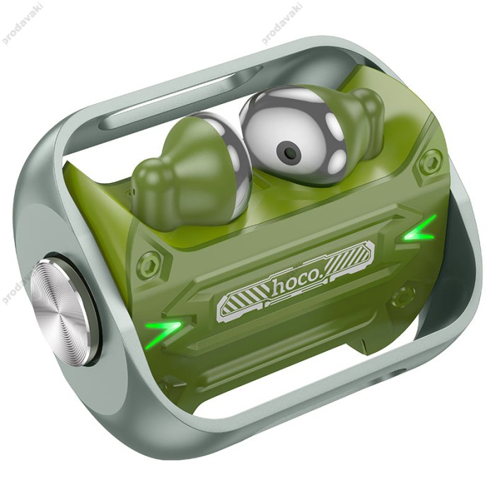 Бездротові Bluetooth навушники Hoco EW55 Trendy rue wireless stereo headset BT 5.3 Army-green