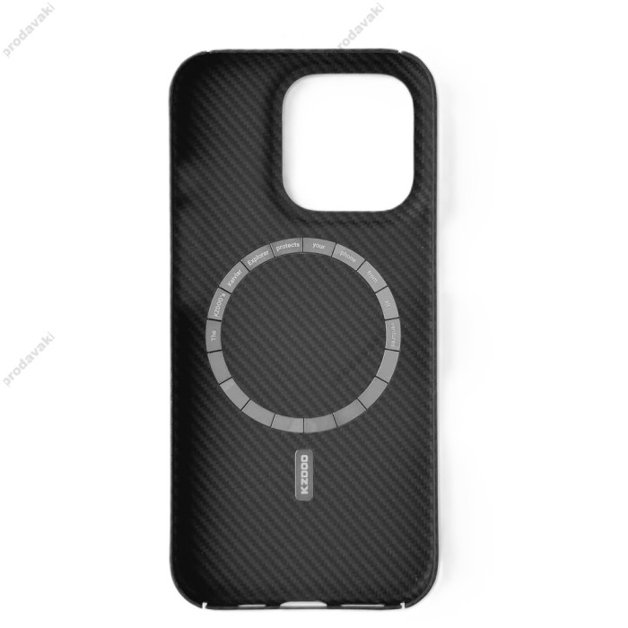 Чохол K-DOO Kevlar Explorer case with MagSafe для iPhone 16 Pro Max Titanium Gray