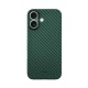 Карбоновий чохол K-Doo Air Carbon для iPhone 16 Green