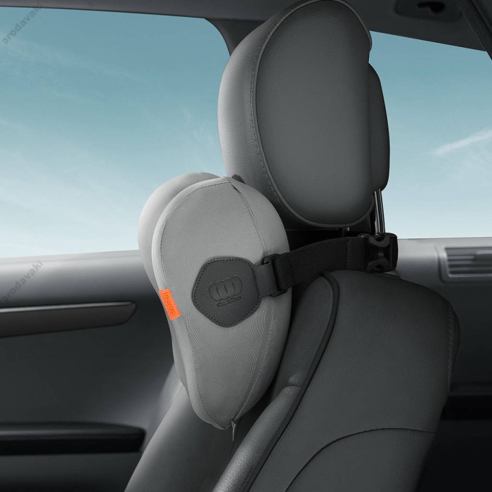Подушка Baseus ComfortRide Series Car Headrest Pillow Grey (CNTZ000013)