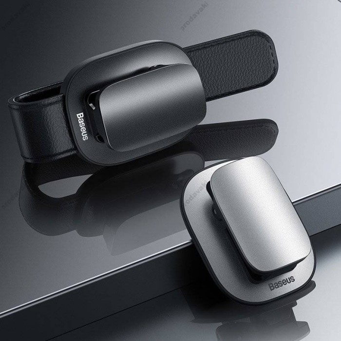 Кріплення для окулярів Baseus Platinum Vehicle Eyewear clip (Pasete Type) Black (ACYJN-A01)