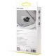 Кріплення для окулярів Baseus Platinum Vehicle Eyewear clip (Pasete Type) Black (ACYJN-A01)